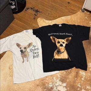 Bundle of 2 Vintage Taco Bell t-shirts. Size XL.